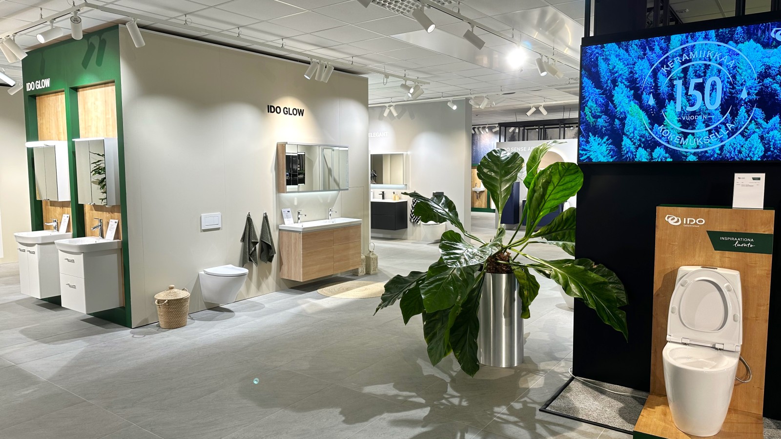 Geberit ja IDO Showroom Vantaalla Geberit ja IDO Showroom Vantaalla