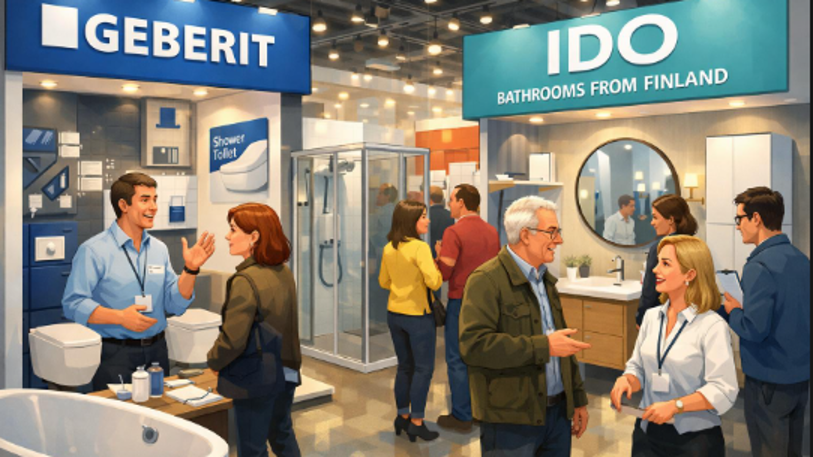 Geberit ja IDO messuilla