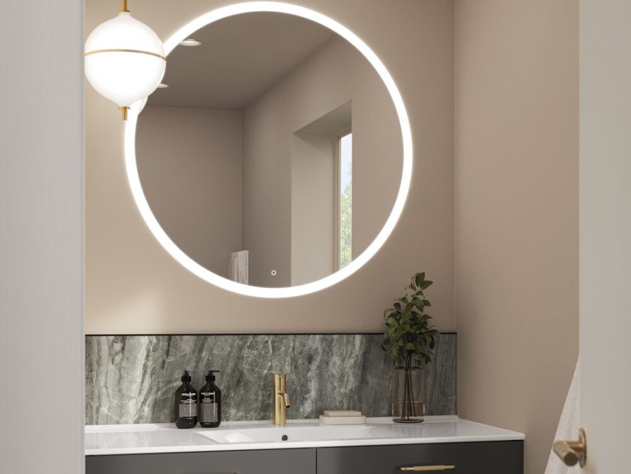 Kylpyhuoneen peilien valot tuovat tunnelmaa kylpyhuoneeseen Kylpyhuoneen peilien valot tuovat tunnelmaa kylpyhuoneeseen