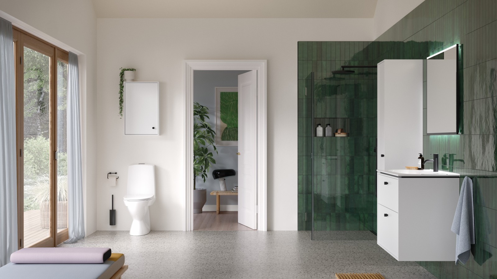 Inspiraationa kylpyhuoneen seinämateriaalit Inspiraationa kylpyhuoneen seinämateriaalit