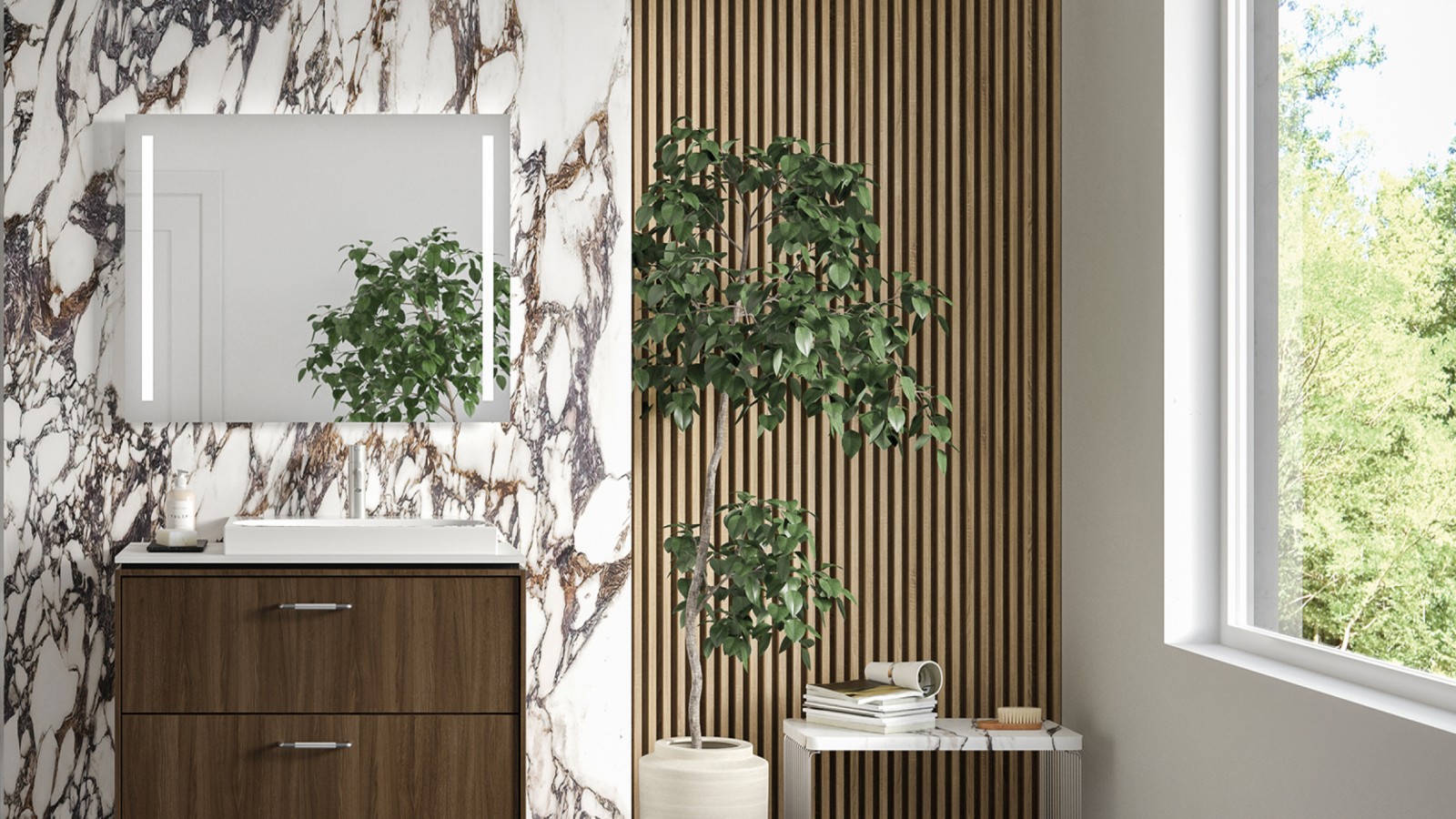 Inspiraationa kylpyhuoneen seinämateriaalit Inspiraationa kylpyhuoneen seinämateriaalit