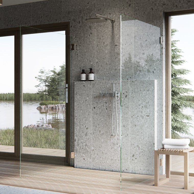 IDO Showerama Art -suihkuseinä IDO Showerama Art -suihkuseinä