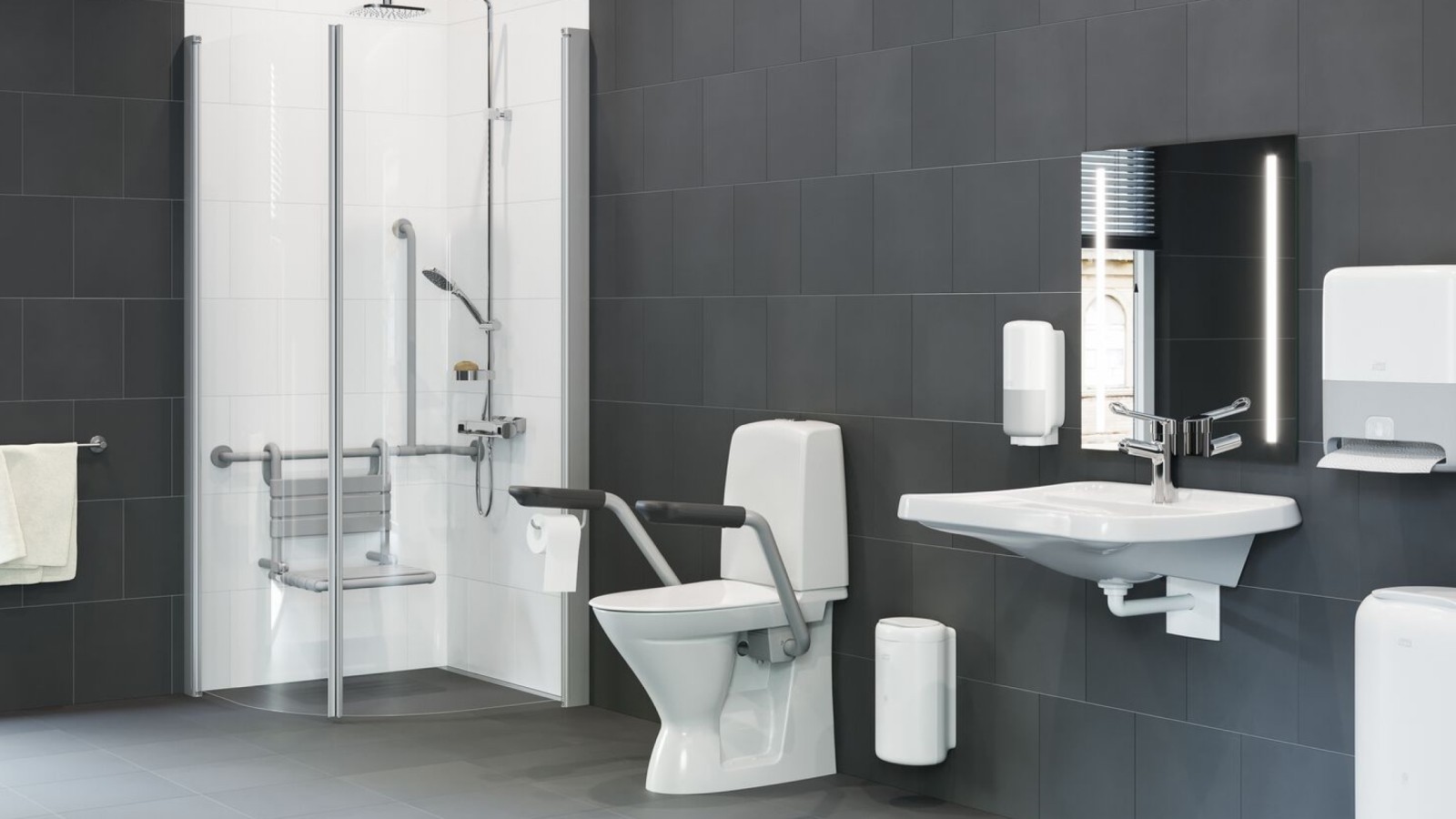 IDO Care -tuotteet sopivat hyvin esimerkiksi sairaaloihin ja palvelutaloihin IDO Care -tuotteet sopivat hyvin esimerkiksi sairaaloihin ja palvelutaloihin