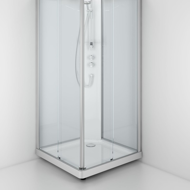 IDO Showerama 10-5 -suihkukaappi, neliskulmainen