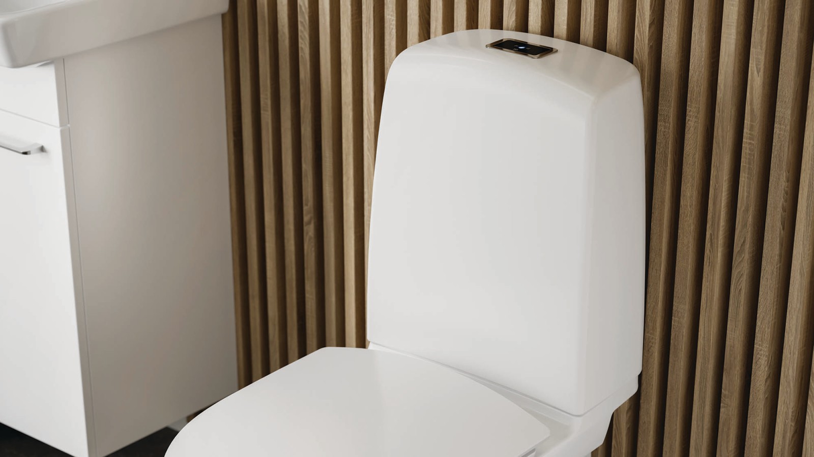 Iso ja pieni huuhtelu - IDOn wc-istuimissa on molemmat vaihtoehdot Iso ja pieni huuhtelu - IDOn wc-istuimissa on molemmat vaihtoehdot