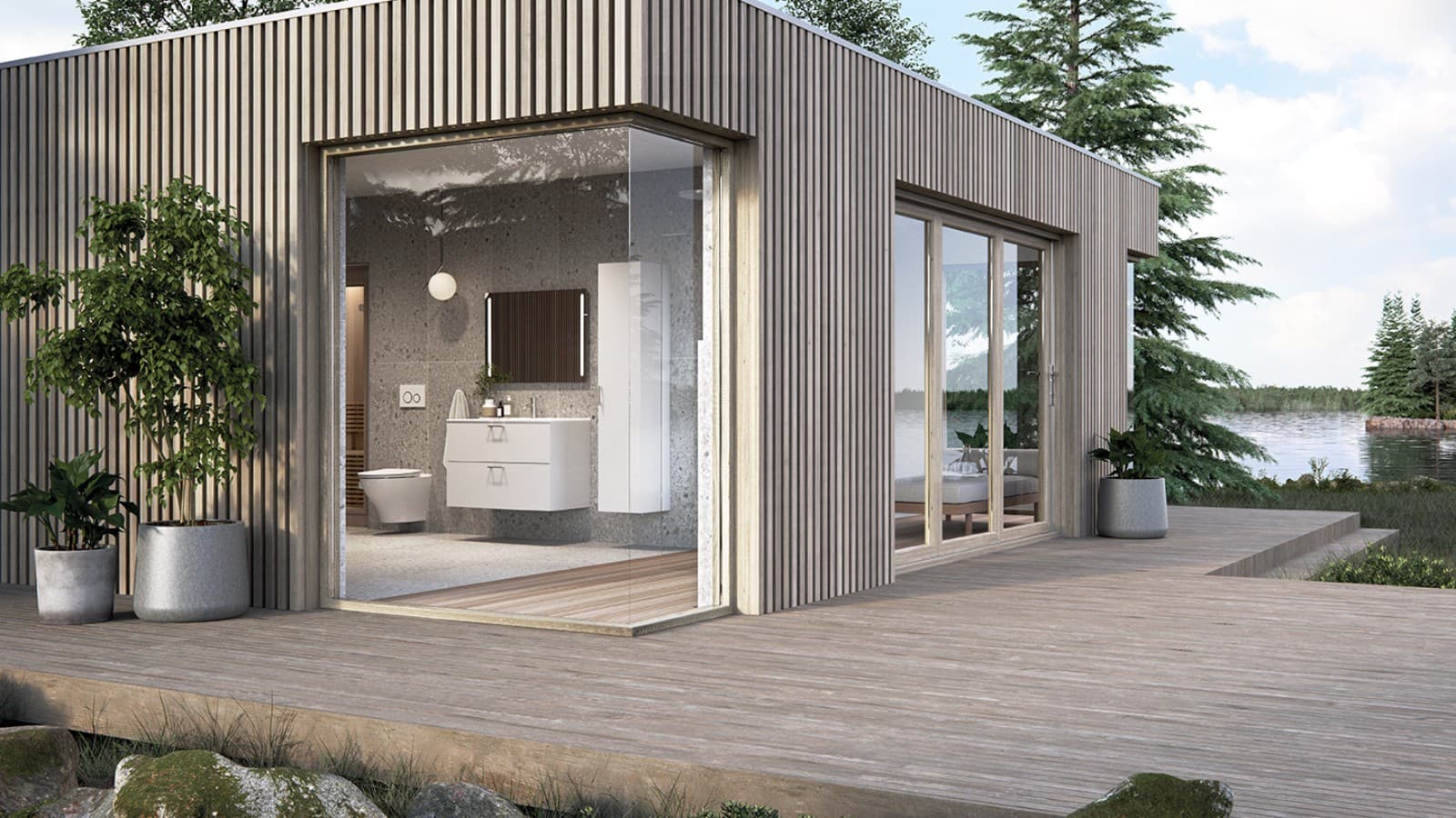 Kylpyhuone modernilla tyylillä Kylpyhuone modernilla tyylillä